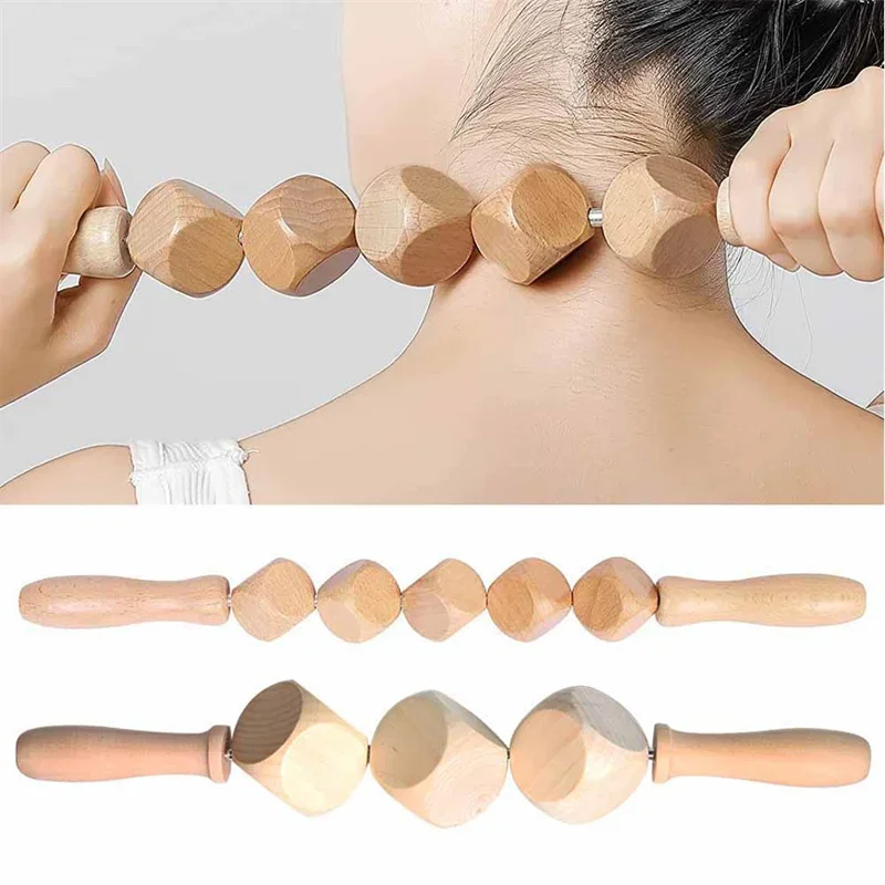 Wooden Lymphatic Drainage Wood Therapy Massage Tools maderoterapia Colombiana Anti Cellulite,Roller Lymphatic Drainage