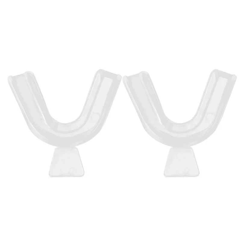 Anti Snoring Mouth Guard Anti Snoring Mouthpiece Silicone Mouth Guard Night Anti Snoring Bruxism Whitening Teeth Mouth Tray Sports Boxing Tooth Protector Sports Brace 2/4pcs