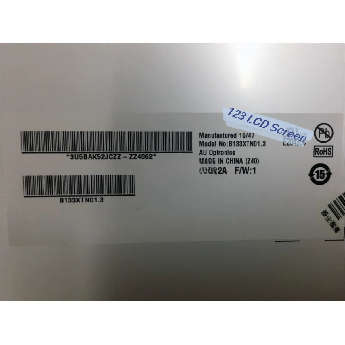 노트북 LCD 화면 디스플레이, B133XTN01.3 N133BGE EAB M133NWN1-R3 HB133WX1-402, 30 핀 상하 나사 구멍, 13.3 인치