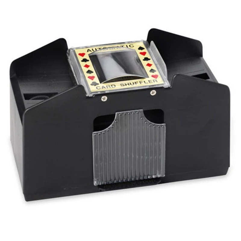 

97BE Автоматическая машина для перемешивания покерных карт, настольные игры, игральные карты с батарейным питанием, перетасовка