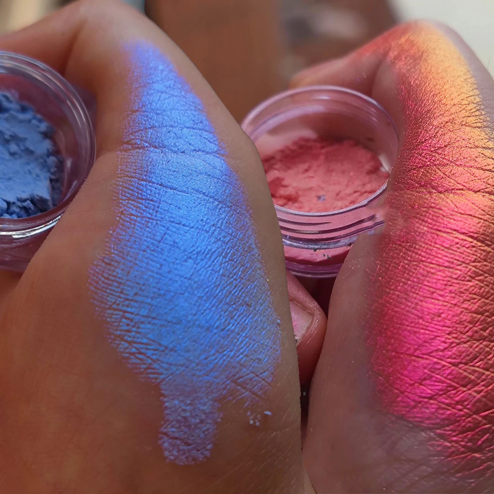 10g Mirror Chameleon Chrome Nail Powder 3D Resin Magic Glitter Chameleon Powder Blue/Purple/Merimaid Dust
