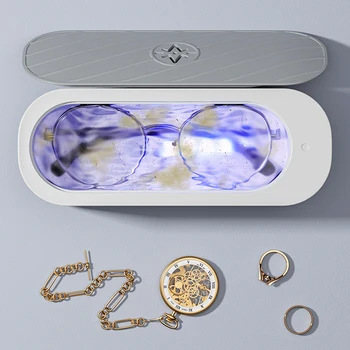 NEW Ultrasonic Cleaning Machine USB Rechargeable High Frequency Vibration Wash Cleaner Jewelry Glasses Cleaner 1