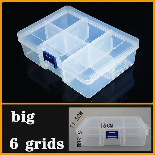 Transparent Plastic box Screw Compartment Box Jewelry Earring Display Case Container Clear Terminal Organizer Tool Storage boxes - Image 10