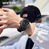 SANDA 739 Electronic Watch For Man Luxury Dual Countdown Stopwatch Waterproof Sport Digital Luminous Japanese Original Battery 6