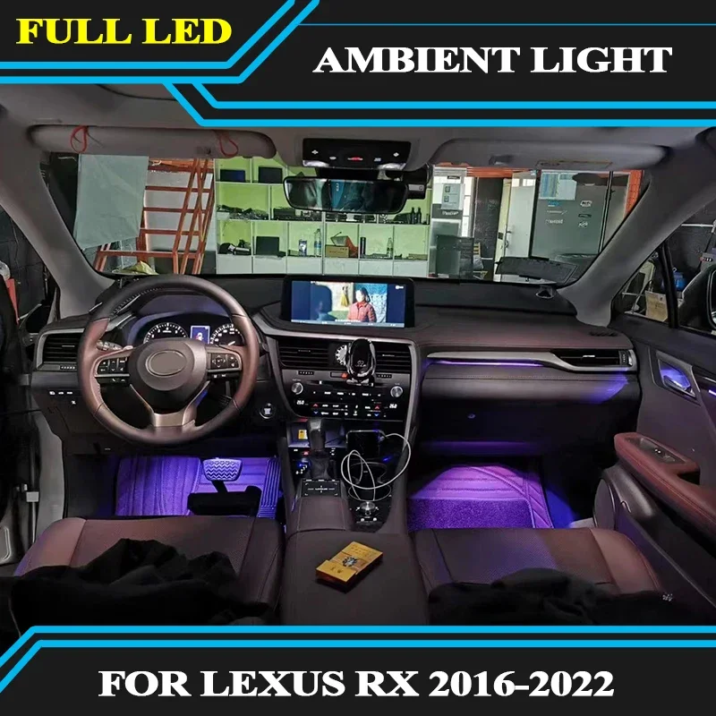 Ambient Light For Lexus RX 2016-2022 Inter car decorate atmosphere light Decoration Lamp replacement Ambient Lamp