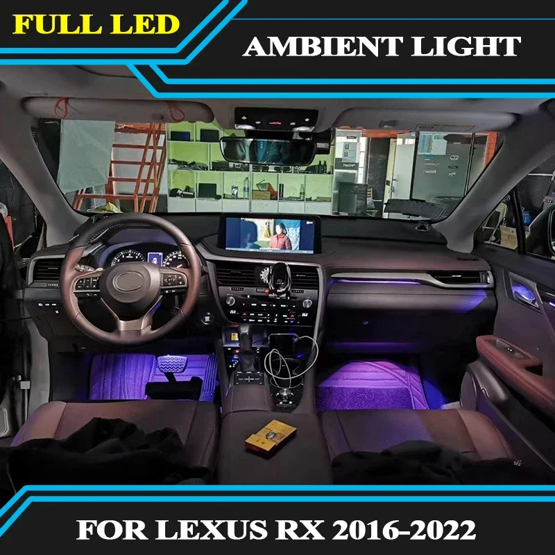 AmbientLightForLexusRX20162022IntercardecorateatmospherelightDecorationLamp