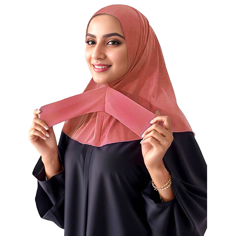 무슬림 여성 히잡 모자 터번 인도 머리 스카프, 수면 밤 모자, 비니 보넷 탈모 케모 캡, 이슬람 모자 머리 장식 