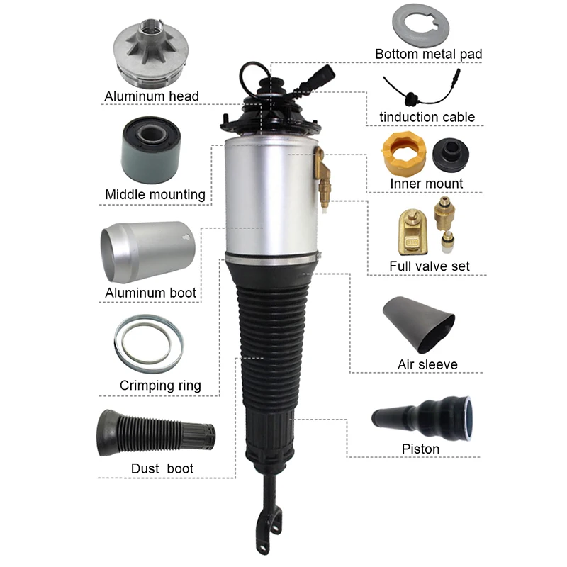 Hot sale air suspension shock absorber for land rover audi bmw mini mercedes porsche jeep hyundai lexus toyota cadillac vw 4