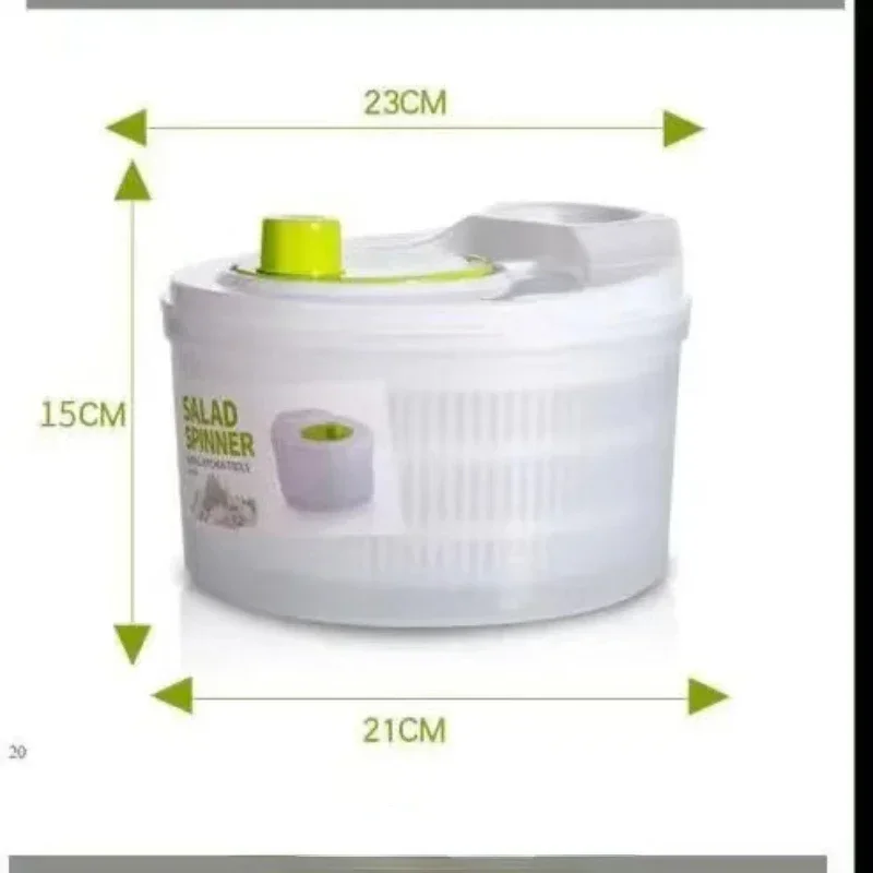 Salad Spinner Lettuce Greens Washer Dryer Drain Crisper Strainer for Washing Drying Leafy Vegetables Kitchen Accessories
