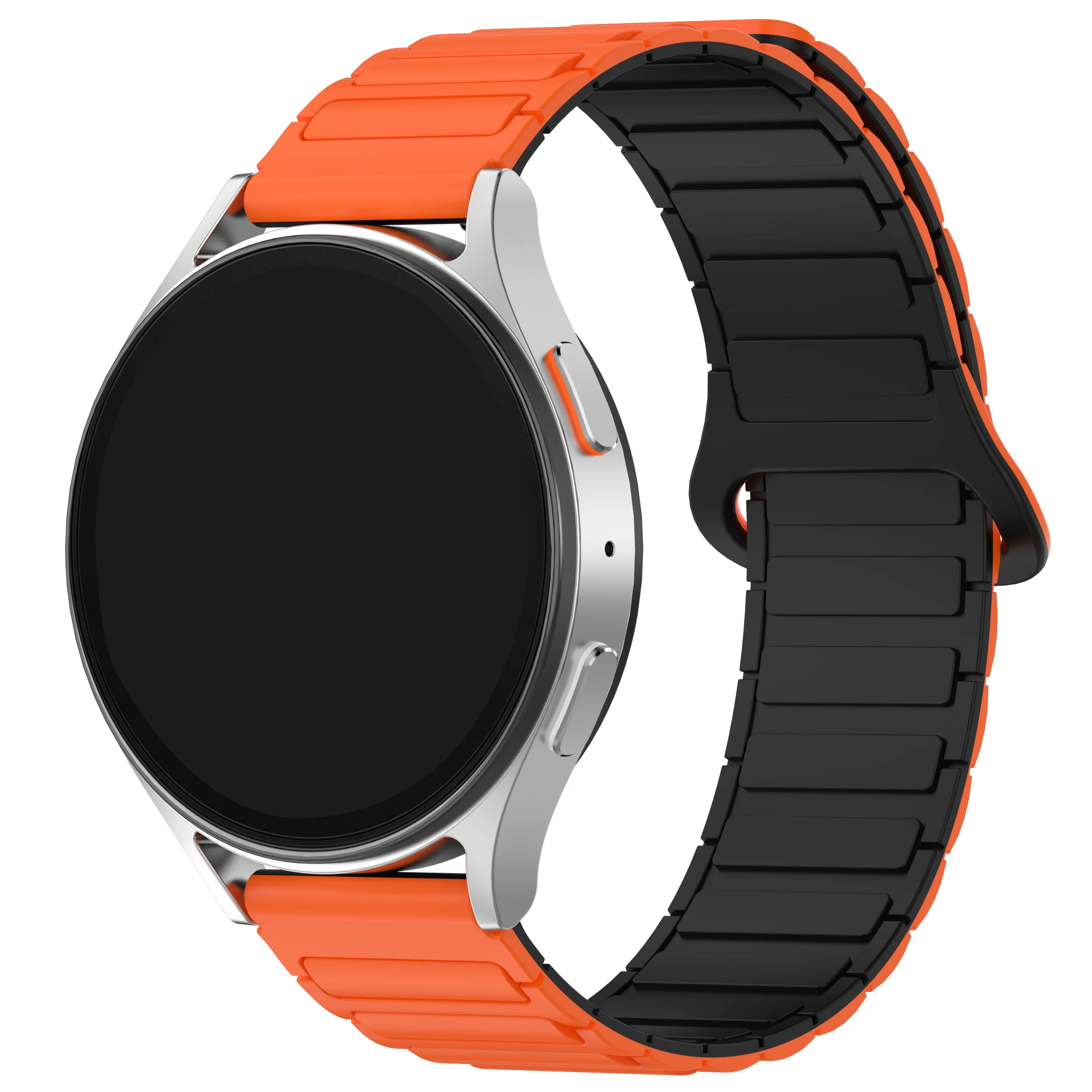 Sport Silicone Magnetic Smartwatch Band - 20mm/22mm Strap