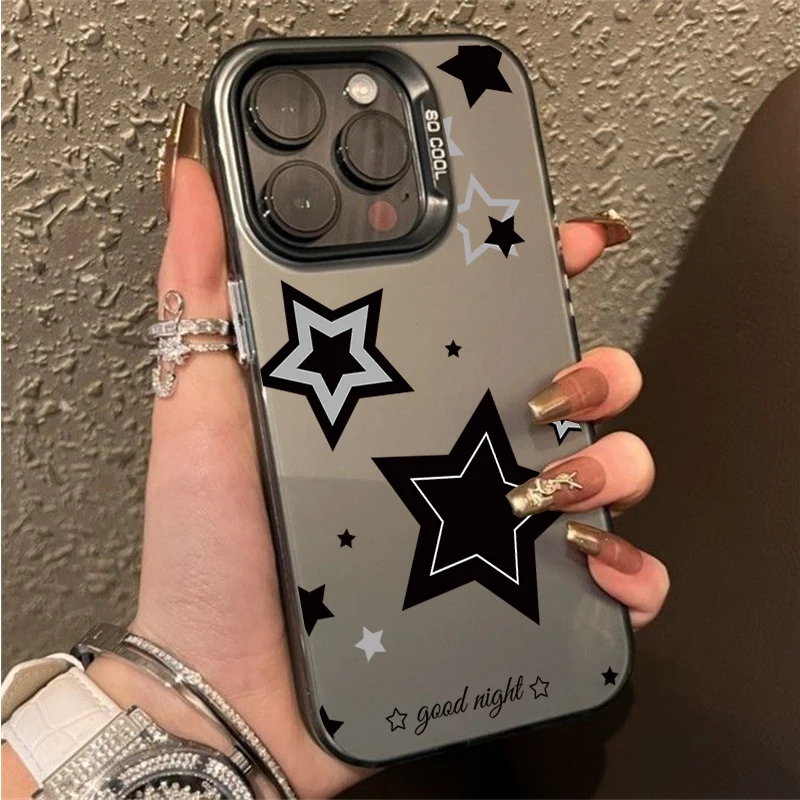 Leopard Print Star Phone Case - Stylish and Durable Design