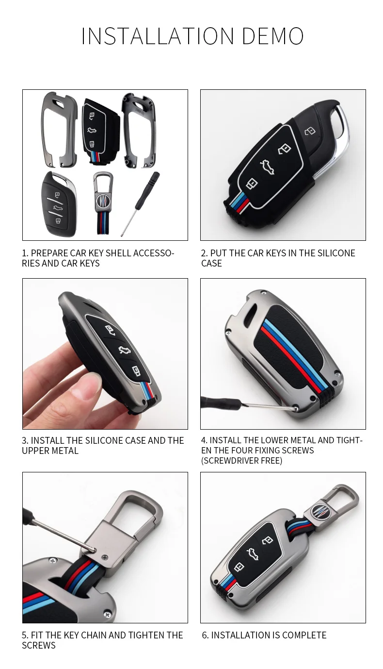 Custodia portachiavi intelligente in lega di zinco con copertura completa per Roewe I5 RX3 RX5 2017 2019 per MG ZS accessori per la protezione dello styling automatico 15 Custodia portachiavi intelligente in lega di zinco con copertura completa per Roewe I5 RX3 RX5 2017 2019 per MG ZS accessori per la protezione dello styling automatico - S1d95cd03a1704695ae78e8075ba2eeb69