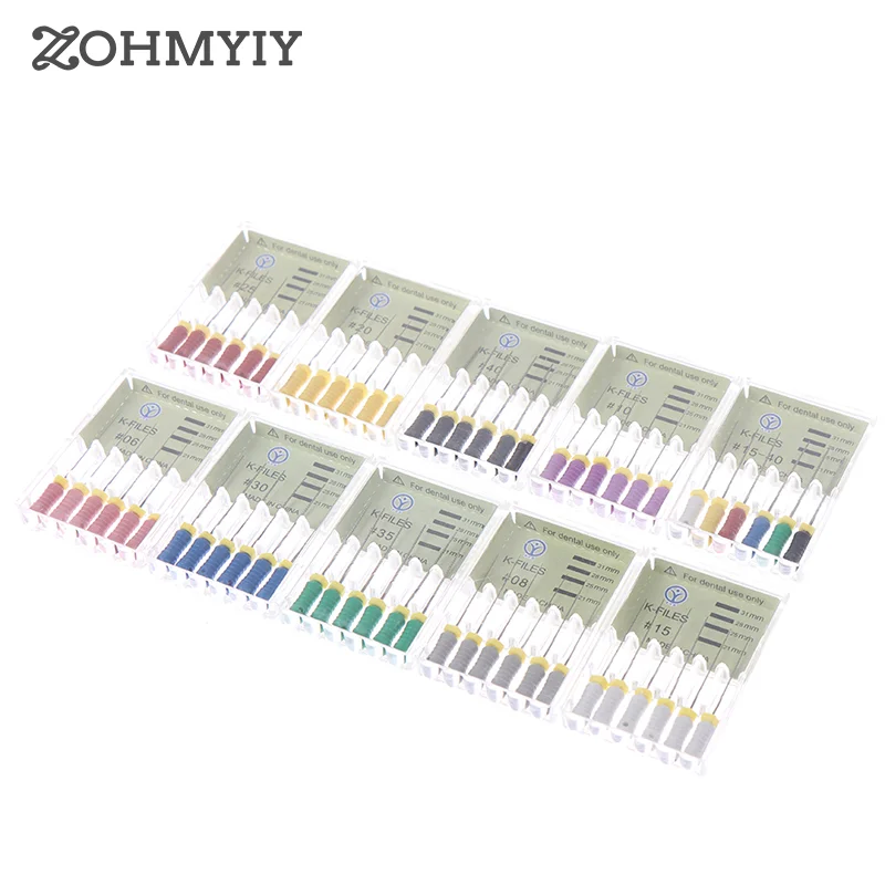 

6 шт./упаковка, Эндодонтический корневой канал, 25 мм