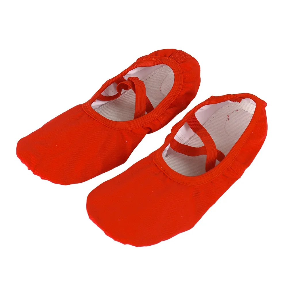 נערות בלט נעלי בלט אלסטי רך ללא השקה ריקוד ילדים נעלי בלרינה נעלי בלרינה צבעוני נעלי ריקוד