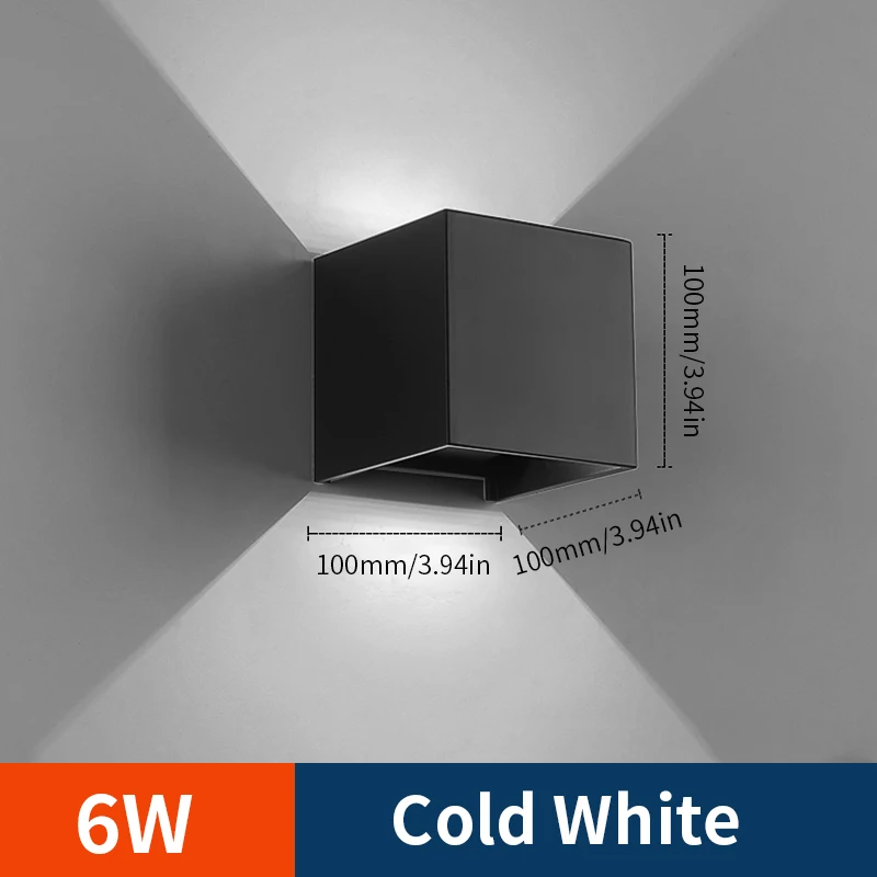 Lámpara de pared moderna Liuwei 6 W Blanco frío/blanco cálido 110 V 220 V Lámpara de superficie ajustable