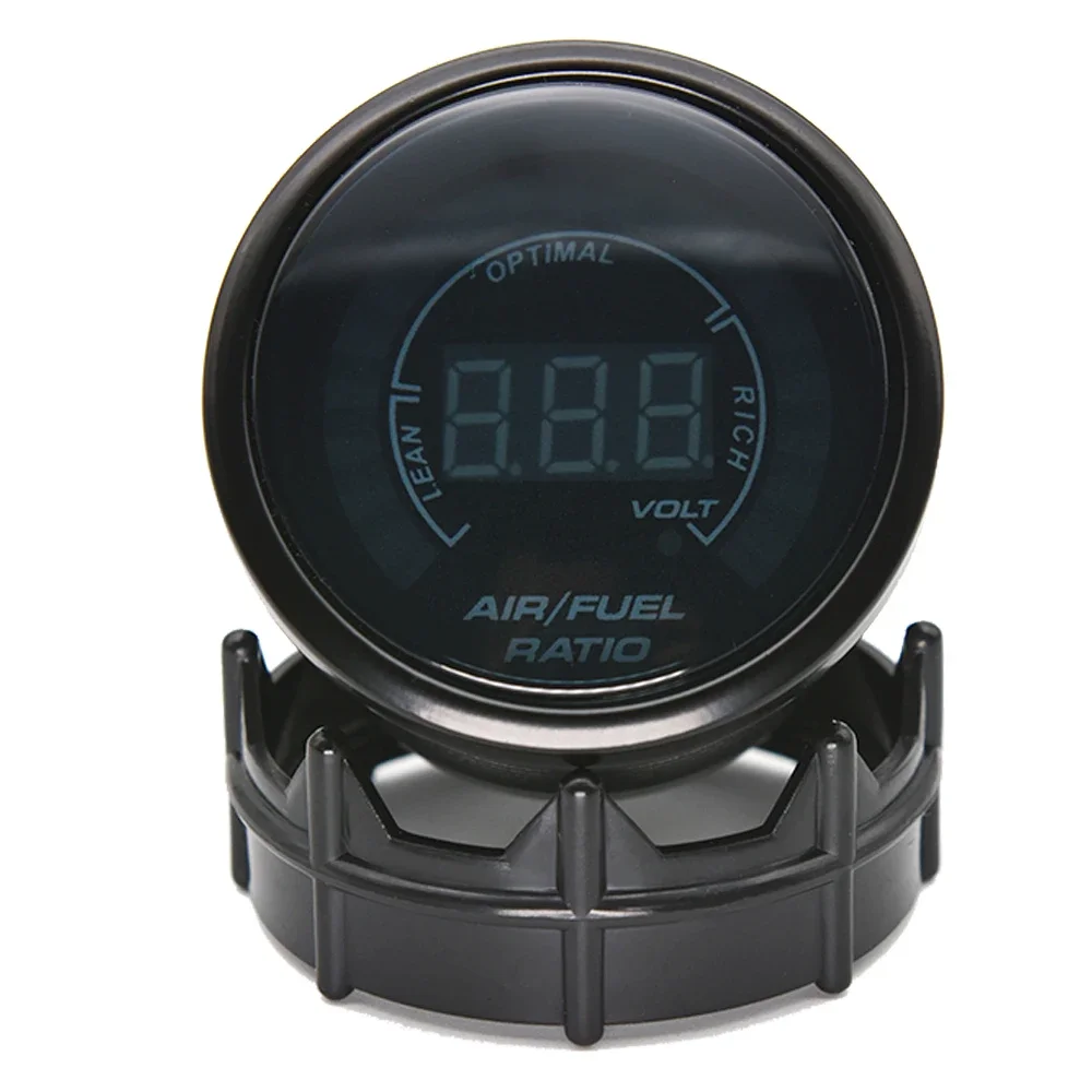 52mm Car Gauge Voltmeter Digital Air Fuel Ratio Gauge With Narrowband O2 Oxygen