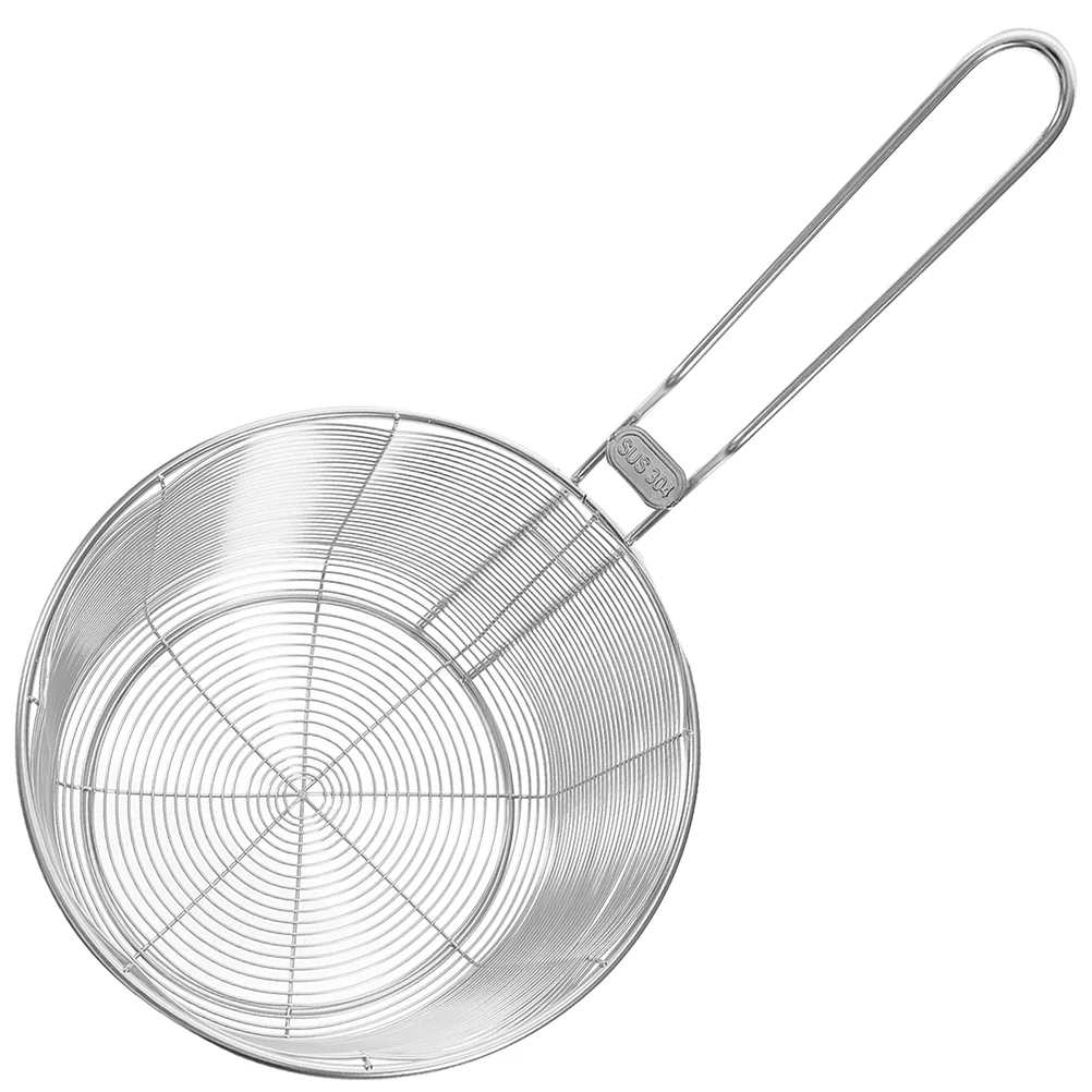 

Cooking Spoon Hot Pot Colander Stainless Steel Strainer Mesh Spider Basket Food