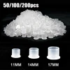 100pcs Plastic Disposable Tattoo Ink Cups With Base Pigment Clear Holder Container Cap Tattoo Accessory Permanent Makeup 1