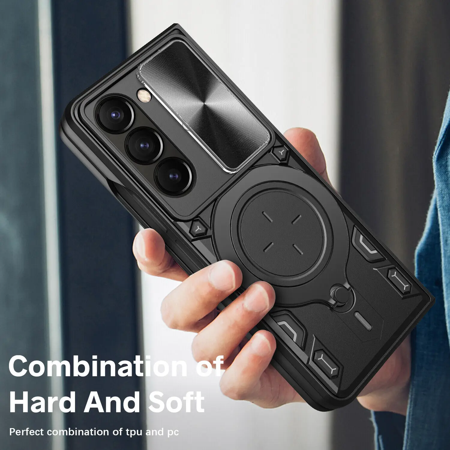 Coque de protection robuste pour samsung galaxy z fold avec pied_voghion.com