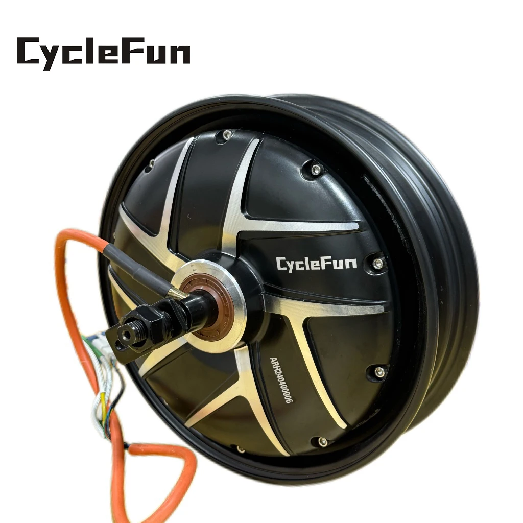 YM 213XF 10x2.15" 3000W 50H Hall Sensor Brushless Gearless Hub Motor For Electric Scooter