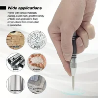 Outil à main automatique de menuiserie, perforateur central automatique, marqueur de trou, bois, métal, acier, charge à ressort, perceuse de noyau, localisateur, rapDuty, poinçon 5