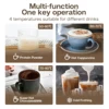 HiBREW 4 in 1 Milk Frother Frothing Foamer Fully automatic Milk Warmer Cold/Hot Latte Cappuccino Chocolate Protein powder M3A 5