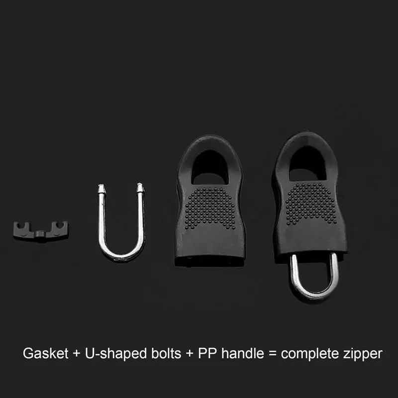 Zipper Pull Replacement Accessories Versatile Zipper Slider Puller Instant Repair Kit Compact Tab DIY Sewing Craft