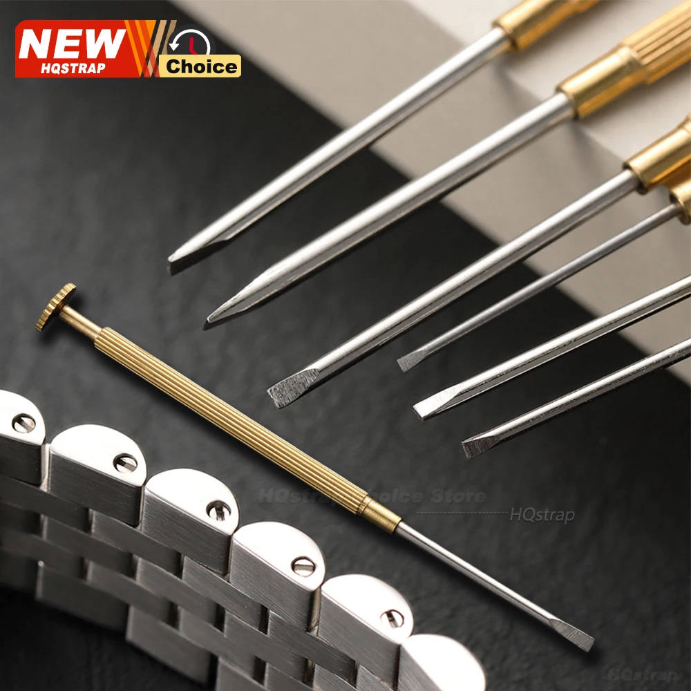 1/6pcs Metal Slotted Screwdriver for Rolex Watch Repair Tools Removal ...