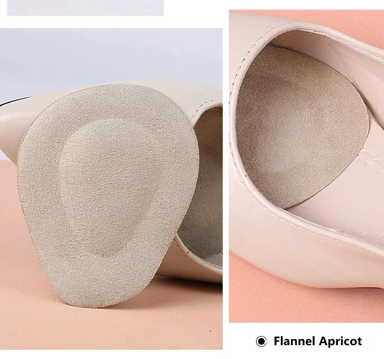 2/6 Stück Silikon-Mittelfußpolster für Schuhe, rutschfeste Gel-Einlagen für den Vorfuß, für Damen, High Heels, Fußschmerzlinderung, halbe Einlegesohlen – Detail 6