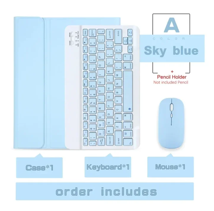 Magic Wireless Keyboard Case with Mouse