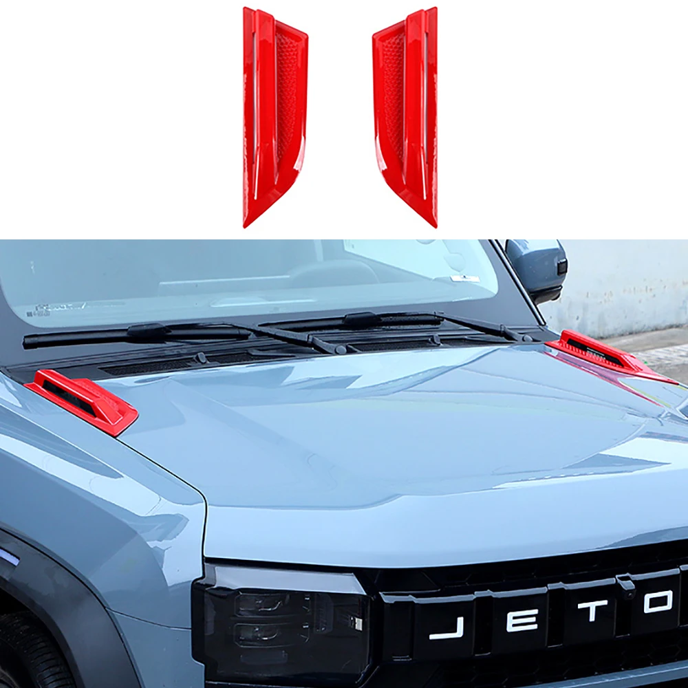 

Off-road 4x4 Modification Hood Handle Decoration Hood Appearance For Chery Jetour Traveler 2023 2024 Car Sticker Accessories
