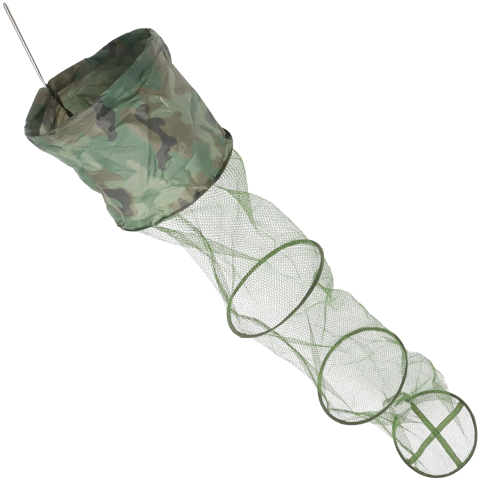 Collapsible Fishing Nets Round Fish Shrimp Mesh Cage Folding