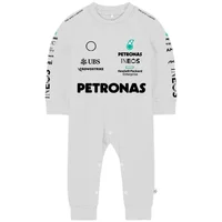 2024 Season Sports Baby Romper F1 Racing Lewis 44 George 63 Driver Spring Autumn Black Boy Girl Kids 2