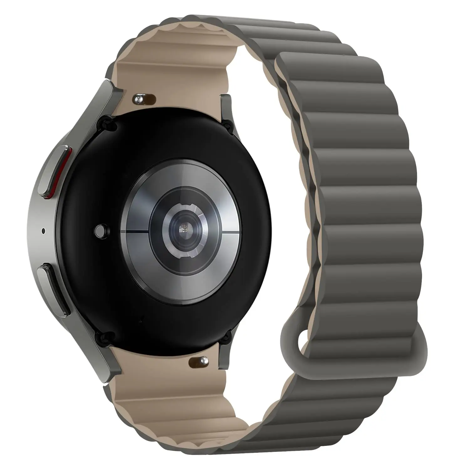 No Gaps Silicone Magnetic Strap for Samsung Watch 7 6 4 5 40mm 44mm 5Pro 45mm Band for Galaxy Watch 4 6 Classic 43/47mm Bracelet