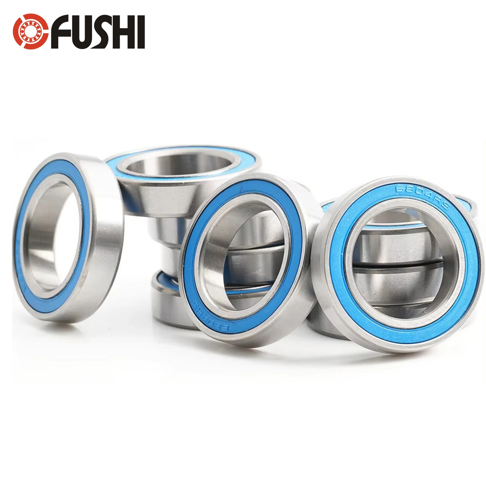 10PCS Thin Section Metal Sealed Shielded Bearing 6800RS 6801RS 6802RS 6803RS Orange Black Blue Seal Ball Bearings