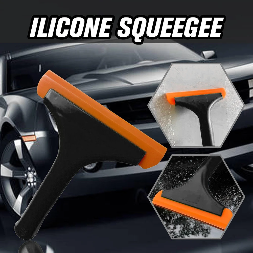 

Scraper Water Removal 1 Pcs 19x15cm/7.5x5.9inch ABS Flexible High Quality Silicone Squeegee Water Multifunctional