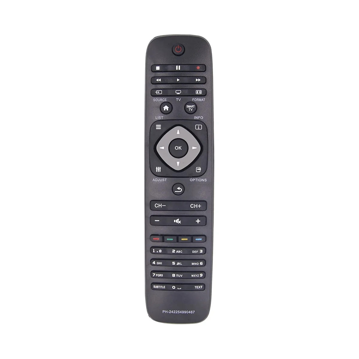 

Replacement for Philips Remote Control, Universal Remote Control for Philips 40PFL5007H/12 40PFL5007K/12 40PFL5007T/12