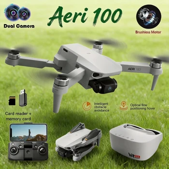 Drone VR Aeri100 Originale, Design Aerodinamico in Scala 1:1, Fotocamera HD 8K 1080P, Controllo Remoto, Brushless 360° °   Volo con evitamento ostacoli