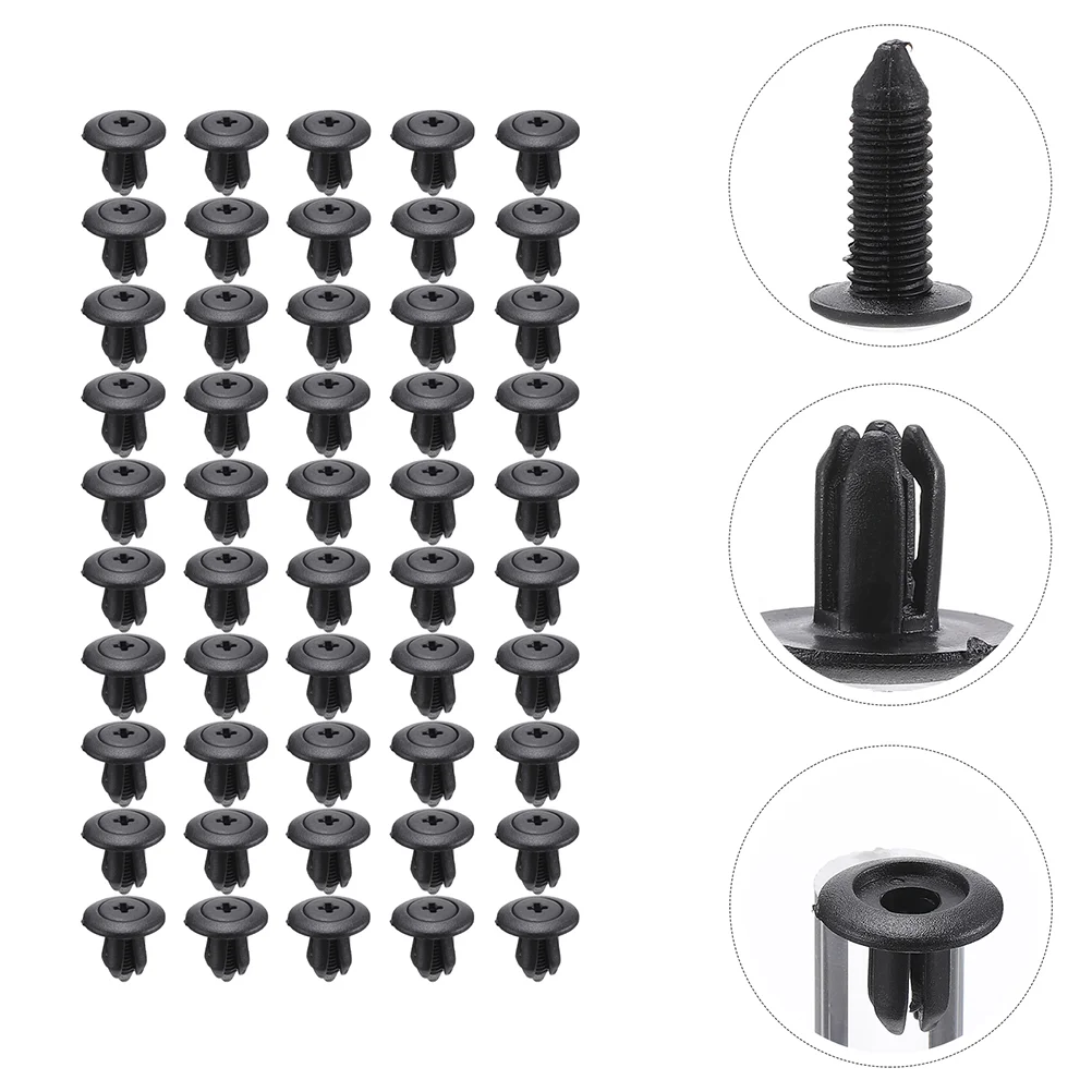 

200 Pcs Car Decor Panel Fixing Buckle Rivet Clip Bumper Fastener Push Nail Trim Body Dishwasher Accessories Kick Plate