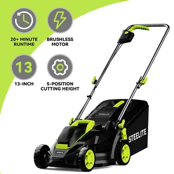 Cordless 13" Electric Lawn Mower 1