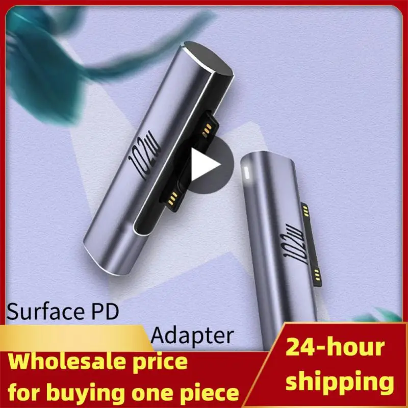 Per Microsoft Surface X 8 7 6 5 4 3 Go Book To Usb Type C Pd Adapter Tablet Convertitore Di Spina Di Ricarica Rapida Accessori Per Laptop