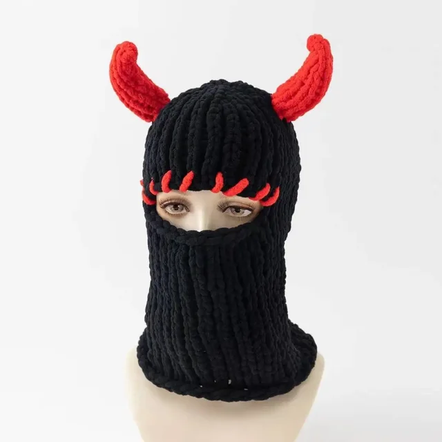 Knitted Fun Balaclava Mask Hat 5
