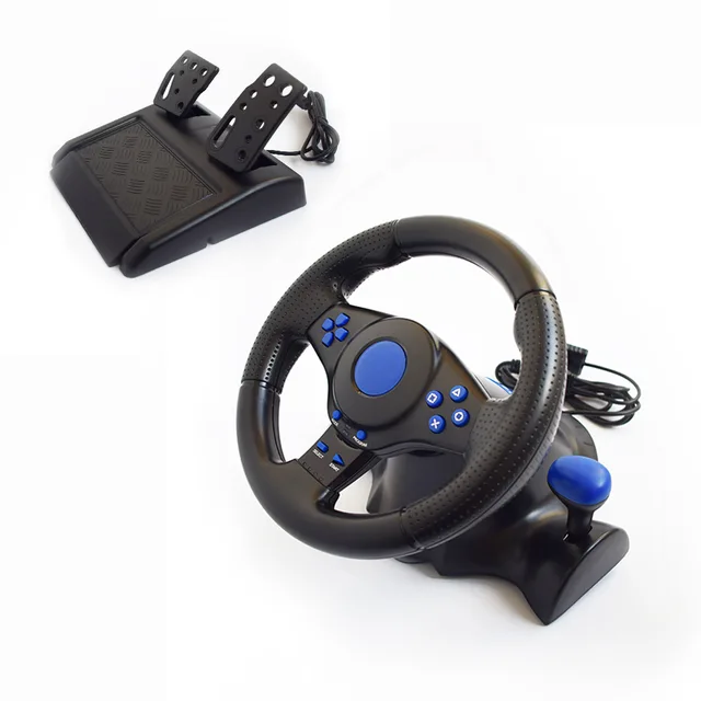 Kit de pedal de volante para jogos de corrida, simulador de