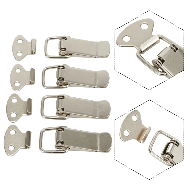 Lot De 12 Pinces à Bascule Réglables YOUNGSAY – En Fer Galvanisé, Capacité 100 Kg, Pour Armoire, Valise, Boîte