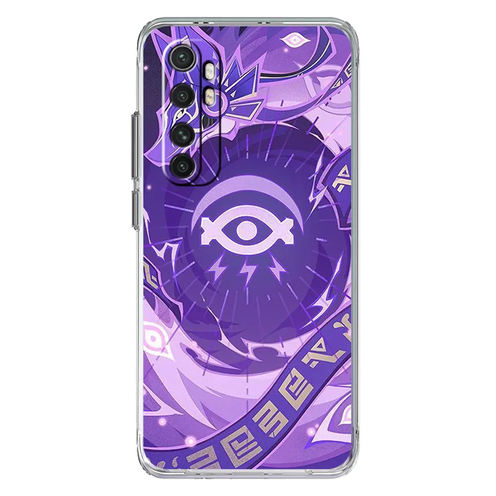 Genshin Impact Themed Soft Clear Phone Case Cover