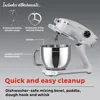 Stand Mixer Pro,600W 10-Speed Electric Mixer with Digital Interface,7.4-Qt Stainless Steel Bowl,Dishwasher Safe Whisk 5
