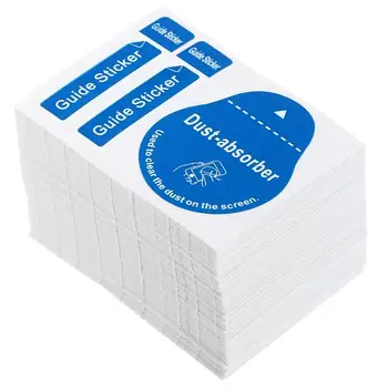 1000 pz Cellulare Assorbitore di Polvere Adesivo Protezione Dello Schermo Bagnato Asciutto Pulire Carta Per Obiettivo Della Macchina Fotografica Schermi LCD Carte Da Polvere