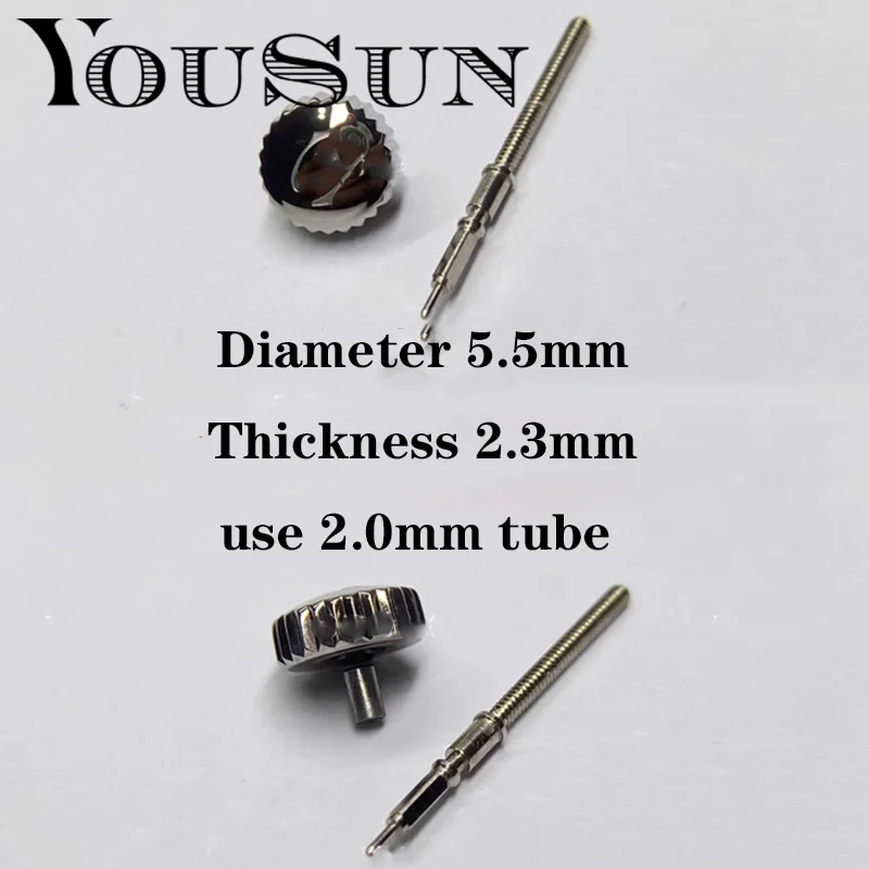 

For Seagull Watch Head 5.5mm Watch Handle Crown Rod Accessories