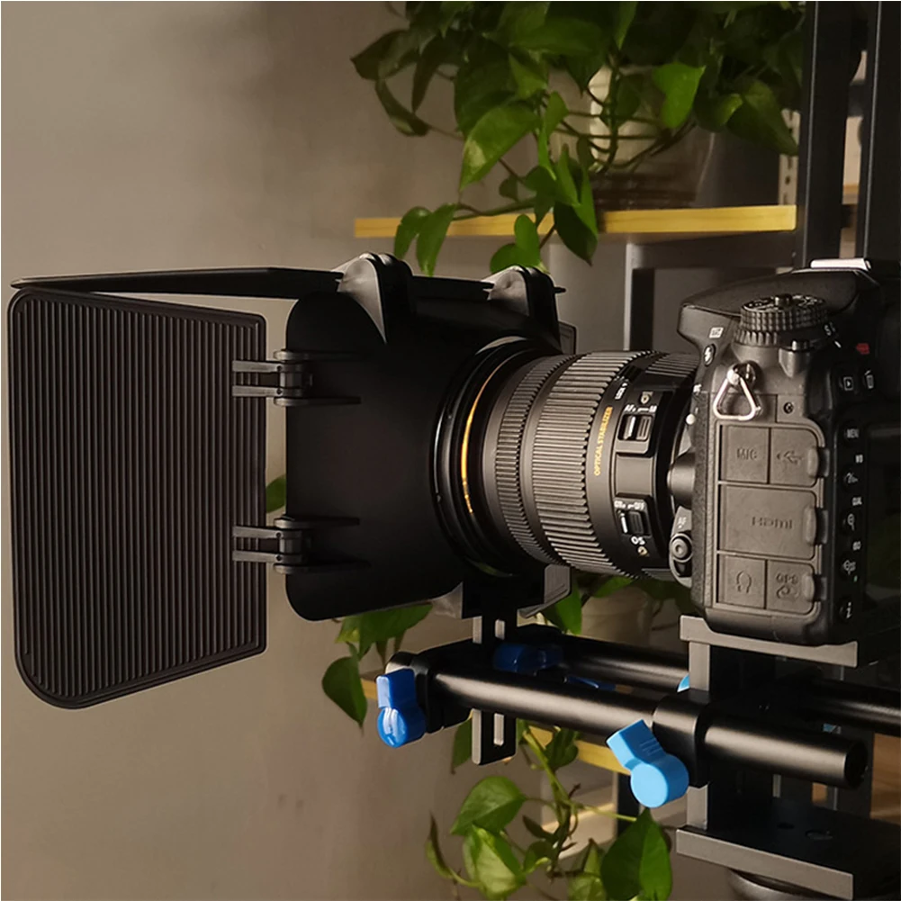 퀵릴리즈 플레이트 레일 지지대 시스템, 범용 DSLR 카메라 베이스 플레이트 가이드 스탠드, DSLR 카메라용 팔로우 포커스, 15mm