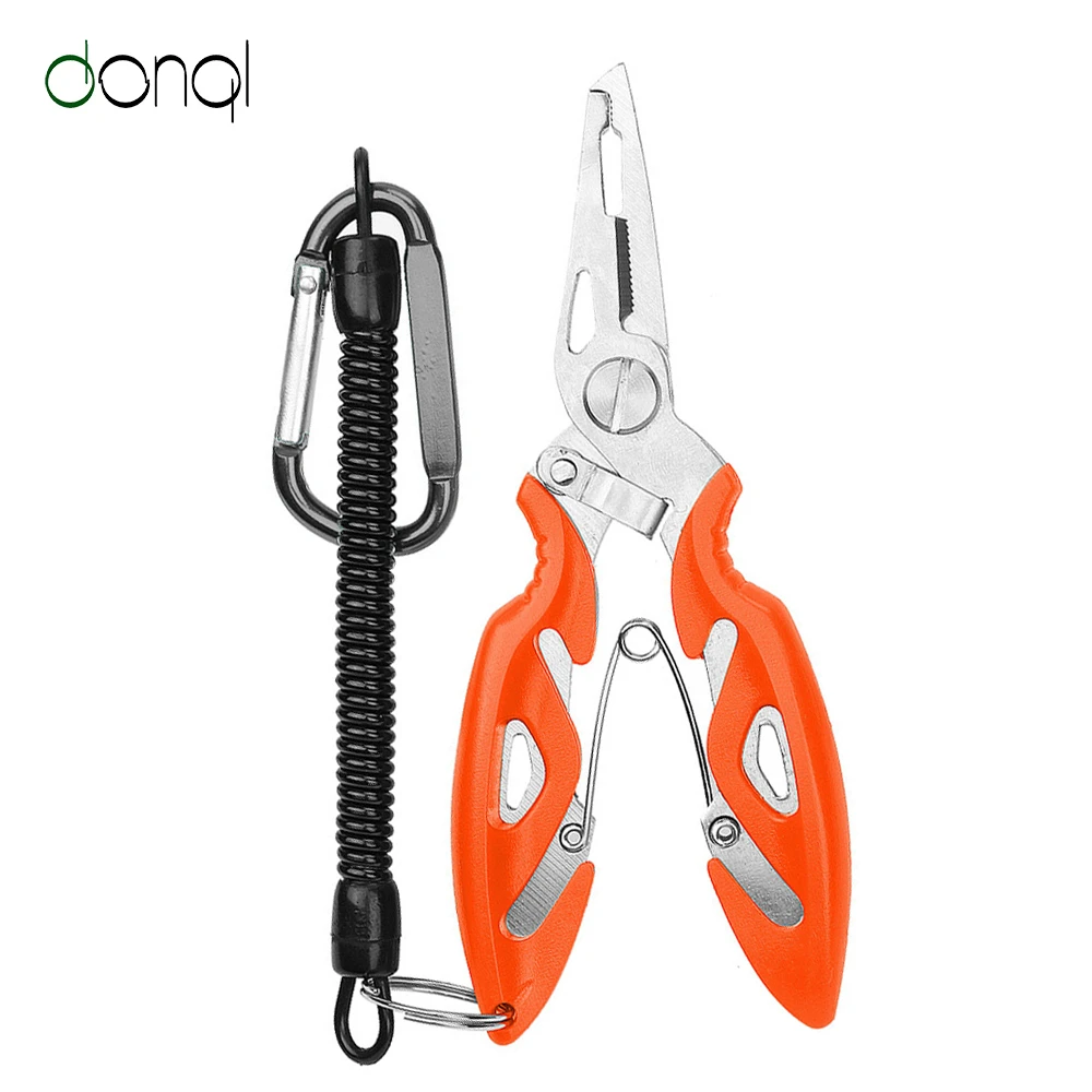 Donql 多機能釣りペンチ フックリムーバーはさみ アクセサリー ストラップ付きツール スプリングロープ Fishing Tools Aliexpress